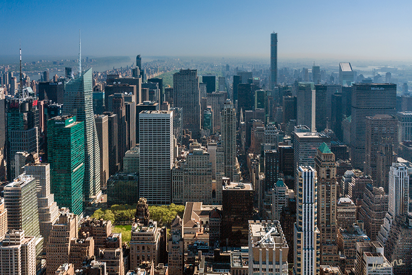 New York - Ausblick
vom Empire State Building Richtung Central Park
Schlüsselwörter: Amerika, New York