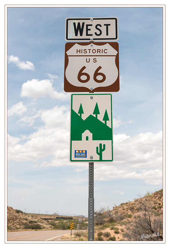 Auf der Route 66
Schlüsselwörter: Amerika, Route 66