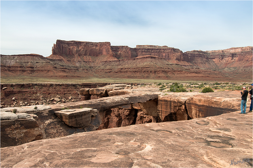 Canyonlands
Naturbrücke 
Schlüsselwörter: Amerika Canyonlands Jeep