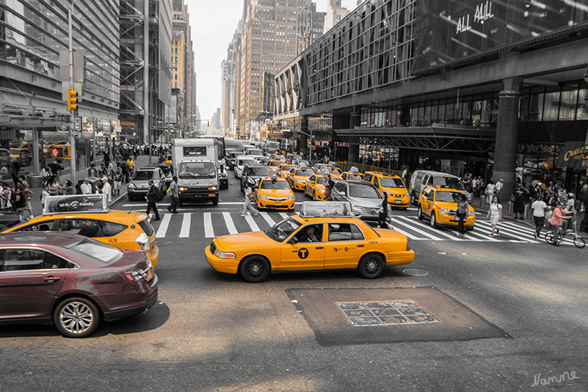 New York Stadtimpressionen
Die New York City Taxi Cabs (kurz NYC Taxi; umgangssprachlich: Taxi Cab, Yellow Cab oder nur Cab), sind mit ihrer unverwechselbaren gelben Farbe ein weithin bekanntes Symbol der Stadt New York. Die Taxis werden von privaten Unternehmen betrieben und von der New York City Taxi- und Limousinenkommission zugelassen.
laut Wikipedia
Schlüsselwörter: Amerika, New York