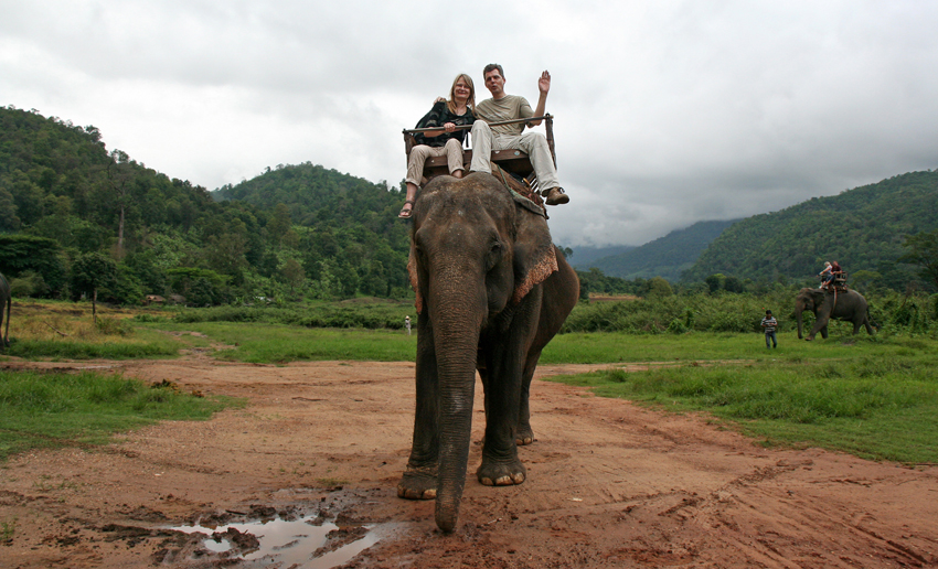 Auf dem Elefantenrücken
durch den Dschungel
Schlüsselwörter: Thailand