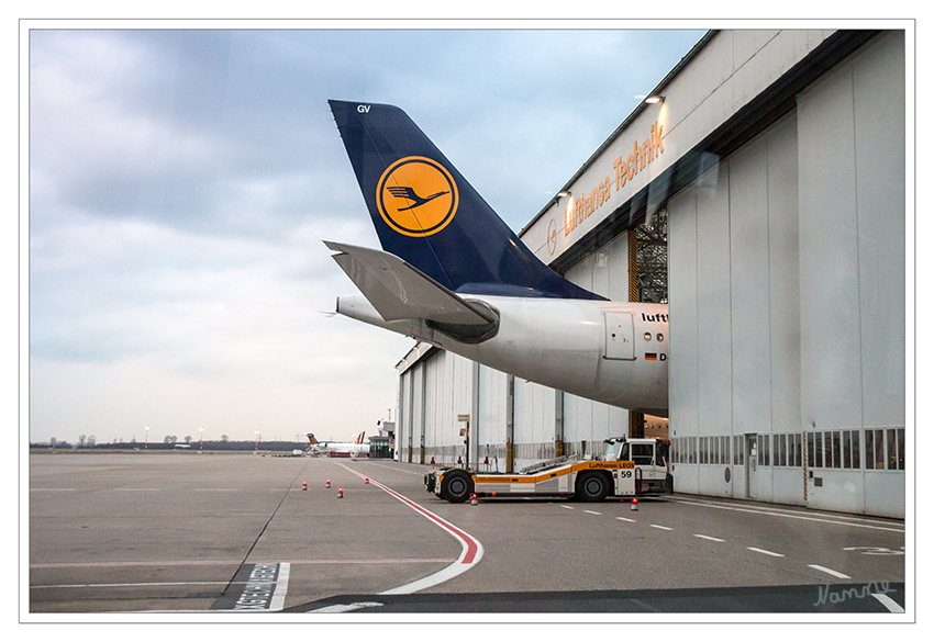 Flughafentour - Lufthansa
Man kann es drehen und wenden wie man will, sie passt nicht rein!! 
Schlüsselwörter: Flughafentour  Flugzeug  Lufthansa
