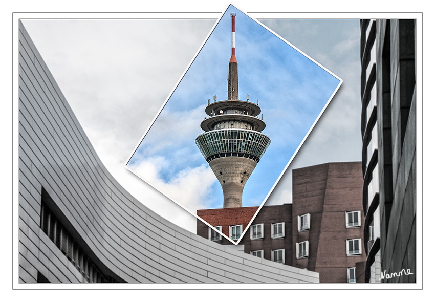 Fernsehturm
mal anders gesehen
Schlüsselwörter: Rheinturm Fernsehturm Düsseldorf Medienhafen