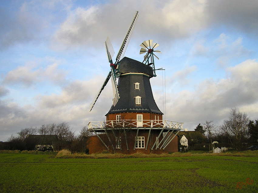 Borgsumer Mühle auf der Insel Föhr
Neubau eines verfallenen Gallerieholländers.
Schlüsselwörter: Mühle, Insel Föhr