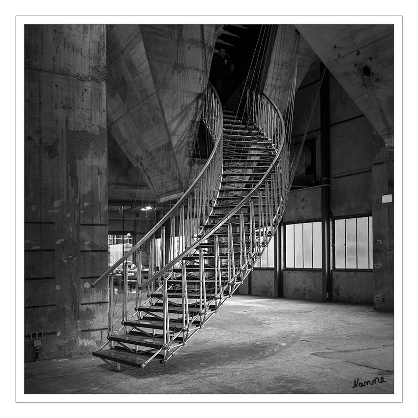 Kokerei Zollverein
Treppe zur Trichterebene in der Mischanlage
Schlüsselwörter: Kokerei Zollverein, Essen