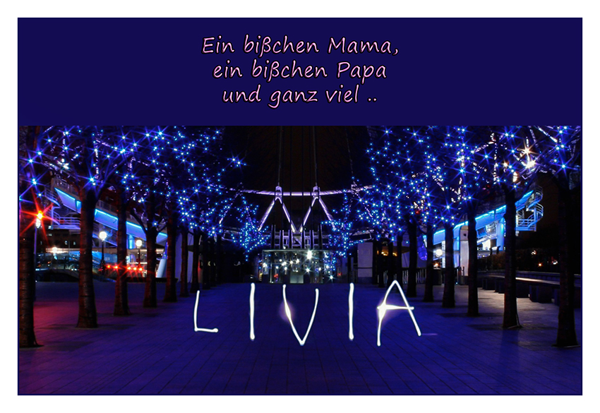 Herzlich Willkommen
Schlüsselwörter: Livia
