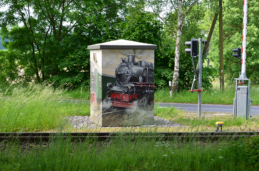 Bahnstromhäuschen in Binz
Motive von verschiedenen Seiten
Schlüsselwörter: Rügen, Binz