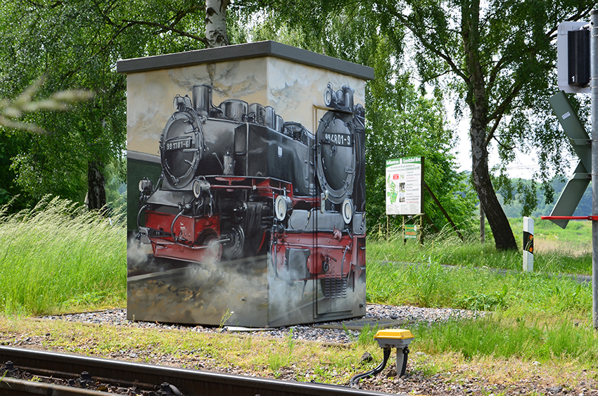 Bahnstromhäuschen in Binz
Motive von verschiedenen Seiten
Schlüsselwörter: Rügen, Binz