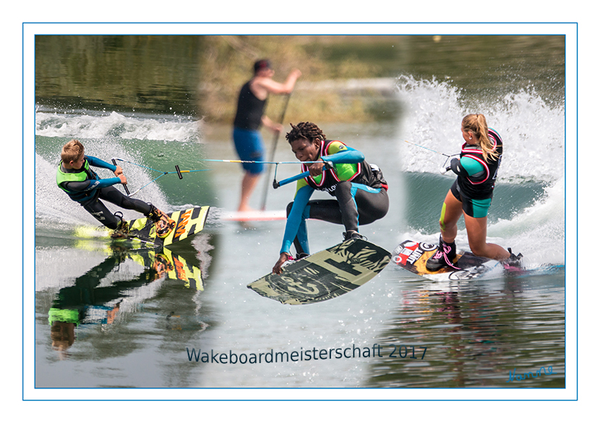 Offene Deutsche Meisterschaft Wakeboard am Boot
Spektakuläre Sprünge und Stunts sind garantiert bei der Offenen Deutschen Meisterschaft im Wakeboard am Boot, die am Fühlinger See stattfinden wird. Hierbei nutzen die Wakeboarderinnen und Wakeboarder die Bugwelle der Boote um akrobatische Sprünge und Drehungen in der Luft zu präsentieren. 
Schlüsselwörter: Wakeboard, Fühlinger See