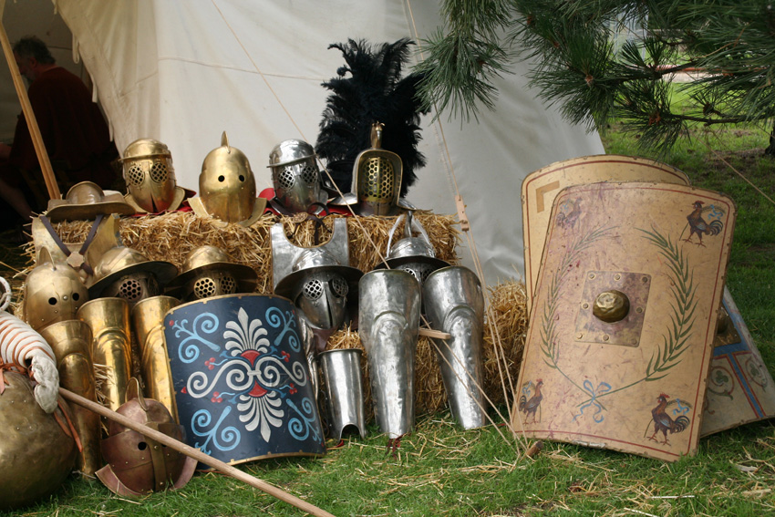 Gladiatorenausrüstung
Schwerter, Brot und Spiele in Xanten
Schlüsselwörter: Xanten   Archäologischer Park    Schwerter, Brot und Spiele