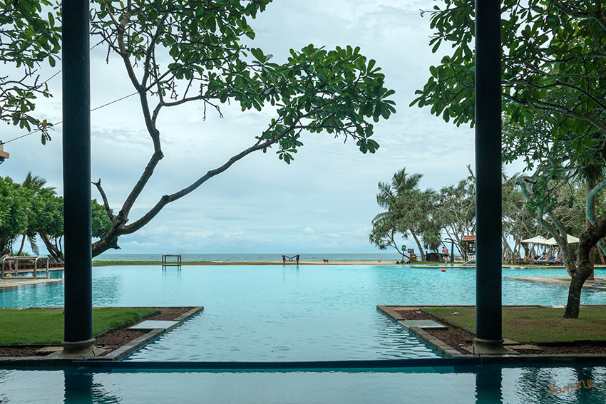 Durchblick
von der Lobby aus.
Schlüsselwörter: Sri Lanka,  Hotel, Ahungalla