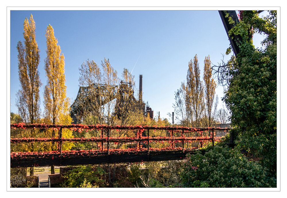 LaPaDu - Erhöhte Aussicht
Jo
Schlüsselwörter: Landschaftspark Duisburg