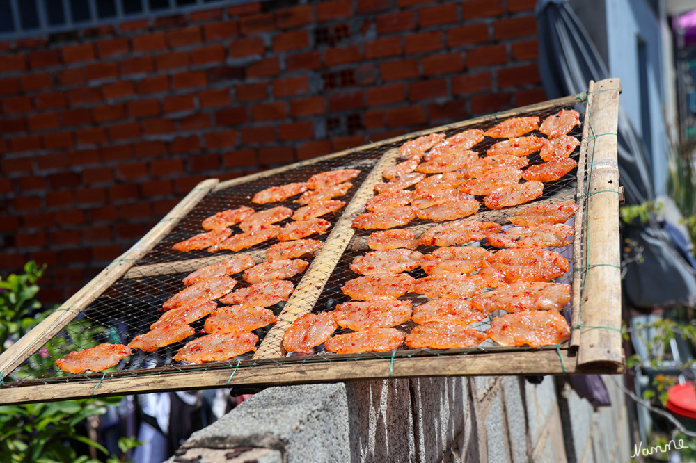 Spaziergang durchs Mui Ne
Fisch zum trocknen ausgelegt. Dies konnte man oft sehen.
Schlüsselwörter: 2026; Vietnam