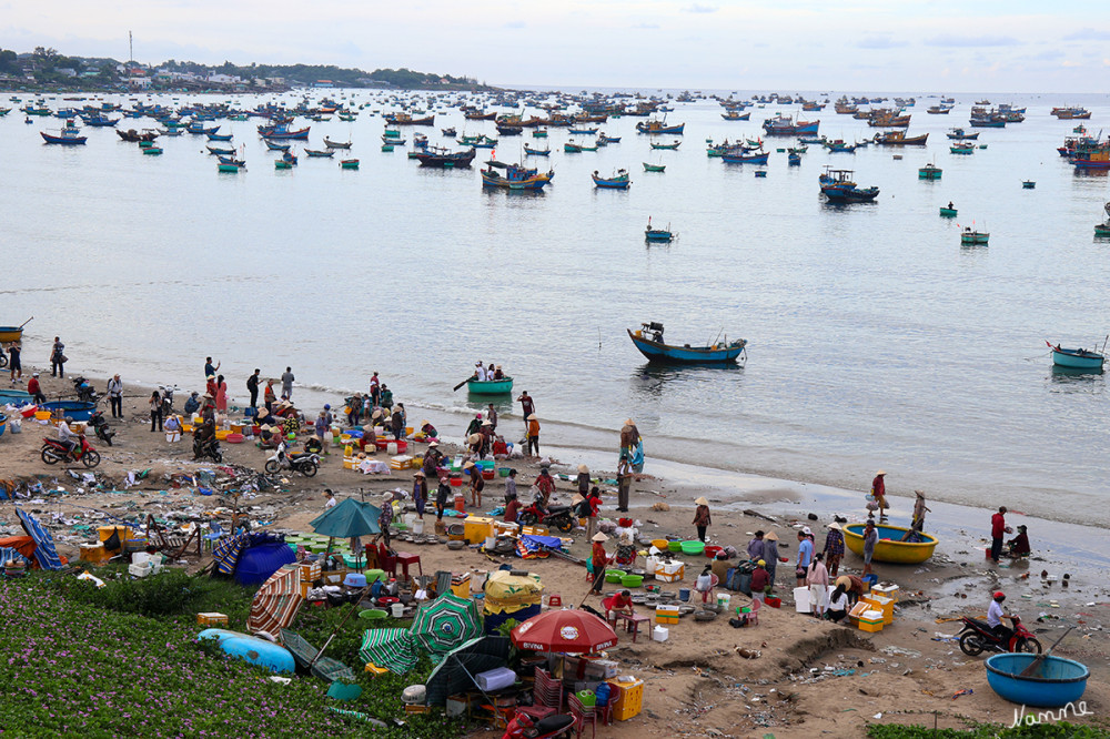 Morgens am Fischerhafen in Mui Ne 
Der Fischereihafen von Mũi Né liegt im Norden des Küstenortes Mũi Né in der Provinz Bình Thuận in Südvietnam.
Schlüsselwörter: 2026