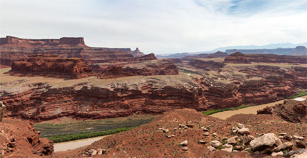 Canyonlands
Gooseneck Overlook
Blick auf den Colorado River
Schlüsselwörter: Amerika Canyonlands Jeep