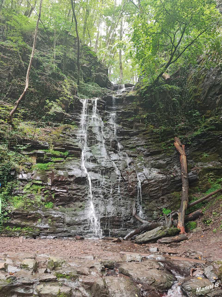 Etappenziel Klidinger Wasserfall
