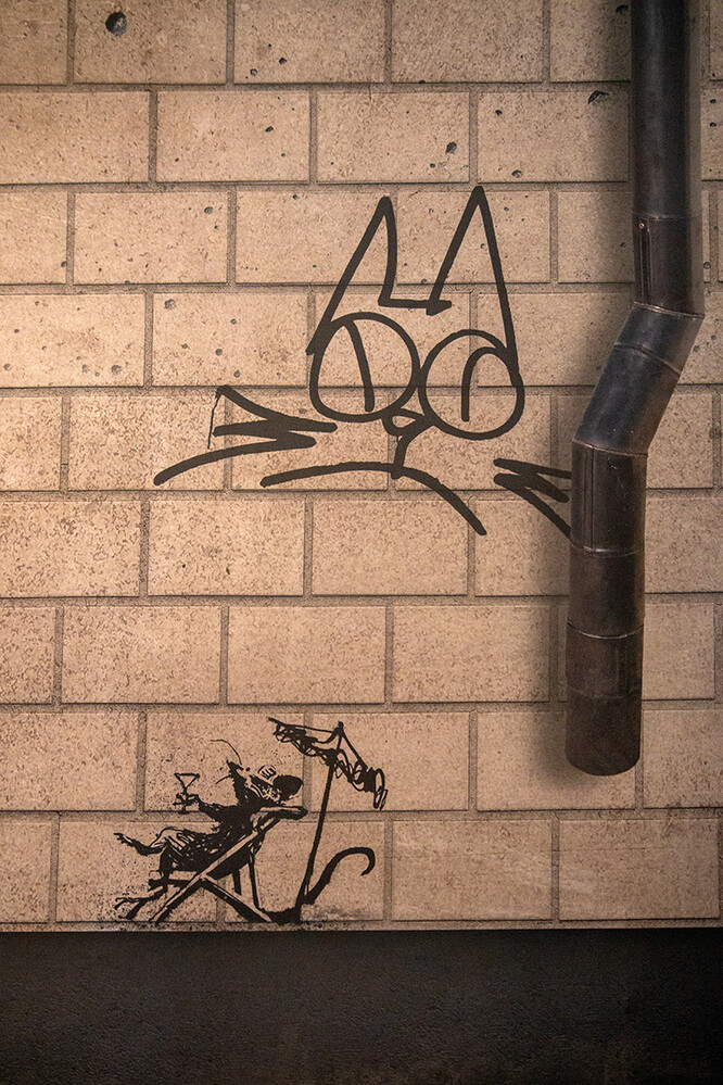 Banksy "Katz und Maus"
Marianne
Schlüsselwörter: 2024