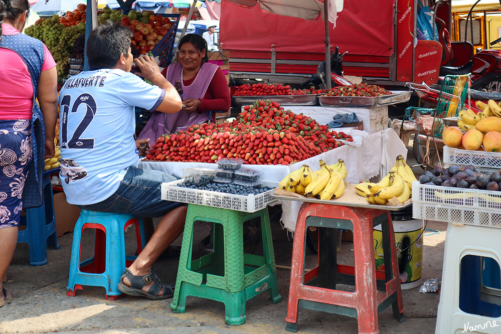 1 Peru Puerto Maldonado Markt
Auf dem Markt gibt es alles von Früchten, Fleisch, Fisch Schuhe und Bekleidung. Auch Repaturen von Gebrauchtsgegenstände sind möglich.
Schlüsselwörter: Peru