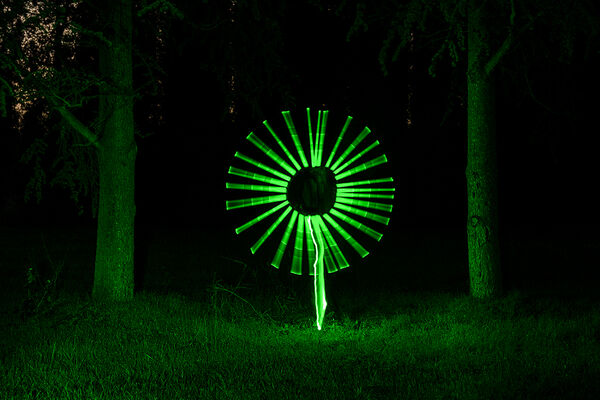 Grün
Schlüsselwörter: Lichtmalerei , Light Painting, 2020