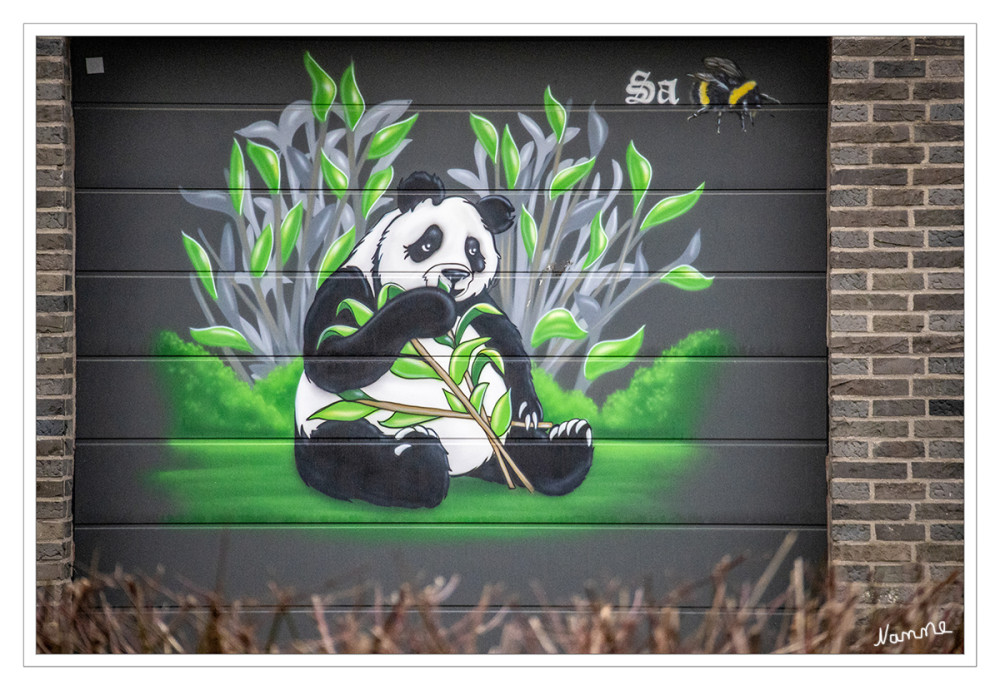 Der große Panda als Graffiti
Graffiti ist der Plural des aus dem italienischen stammenden Worts graffito. Es leitet sich etymologisch aus dem Griechischen von γράφειν (graphein) ab, was schreiben und zeichnen bedeutet. Heute wird auch von einem Graffiti statt von einem Graffito gesprochen und der analog gebildete Plural Graffitis verwendet. Der Duden verzeichnet beide Begriffe als übliche Formen. lt. Wikipedia
Schlüsselwörter: 2026
