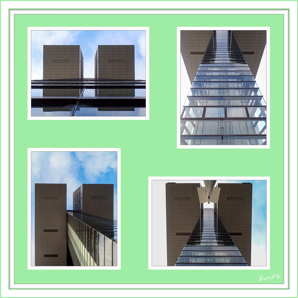 Ungewöhnliche Perspektive
Architektur der Zukunft – so nannte El Lissitzky 1924 seine berühmte Utopie der horizontalen Wolkenkratzer: Mit maximaler Nutzfläche auf minimalem Unterbau sollte sie Städtebau auf zwei Ebenen realisieren und als „Wolkenbügel“ eine architektonische Antithese zum vertikalen, klassischen Wolkenkratzer bilden. Diese Idee des bekannten russischen Avantgardisten war vor über 100 Jahren ihrer Zeit technisch voraus. Gebaut wurden sie jedoch damals nicht. Erst viele Jahrzehnte später ragen drei über 60 Meter hohe Wolkenkratzer wie überdimensionale gekippte L‘s aus dem Kölner Stadtbild hervor über den Rhein und spielen mit der „schwebenden“ Horizontalen: die drei Kranhäuser im Kölner Rheinauhafen. lt. koelntourismus
Schlüsselwörter: 2026