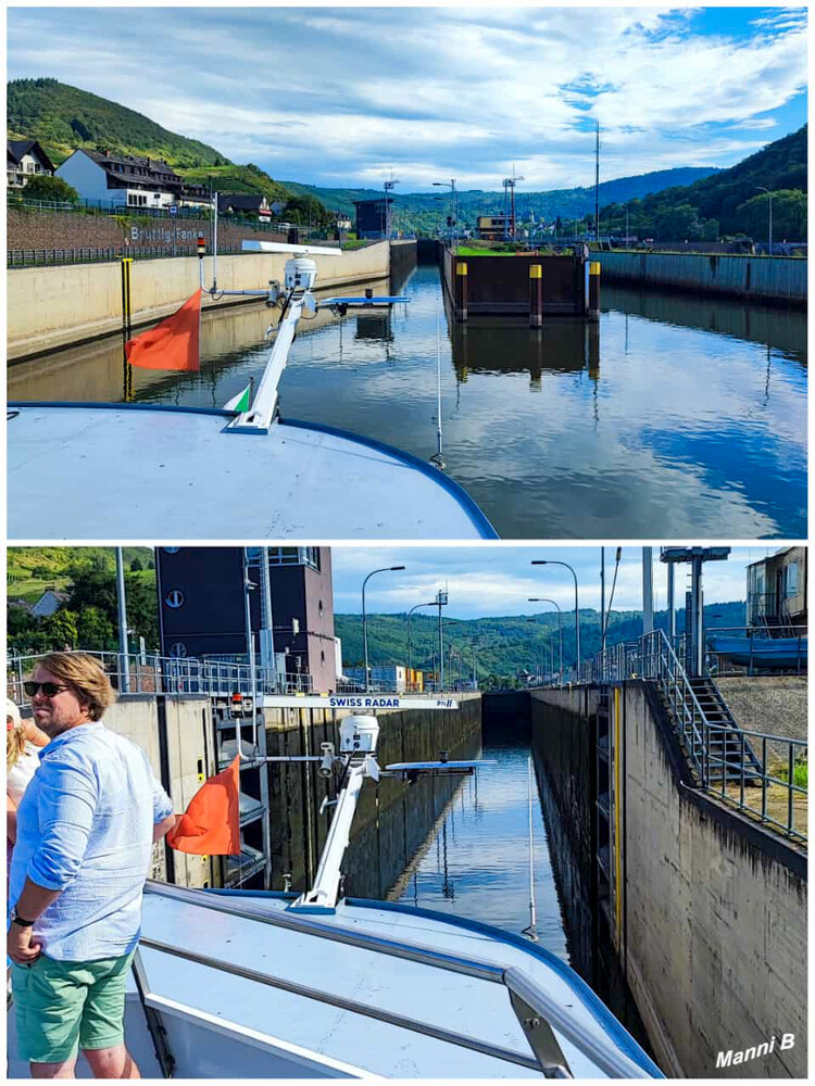 Moseltour mit Schiff
In die Schleuse
Schlüsselwörter: Mosel