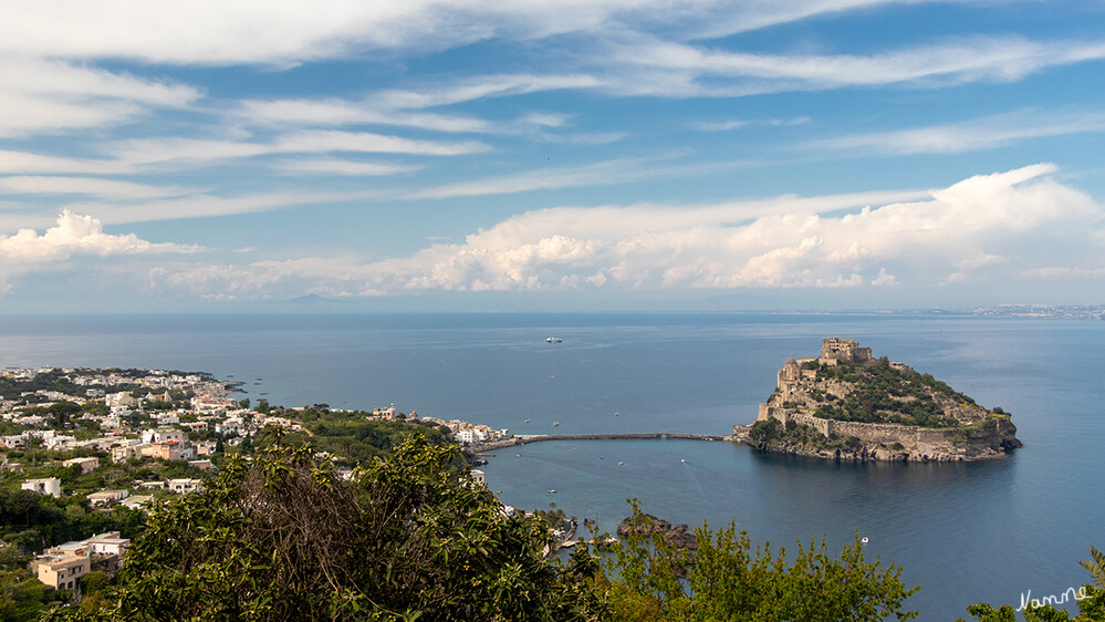 Blick auf das Castello Aragonese
Schlüsselwörter: Italien; Ischia