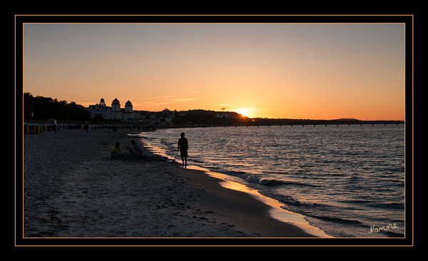 Strandimpressionen
von Binz auf Rügen bei Sonnenuntergang
Schlüsselwörter: Rügen, Binz, Strand