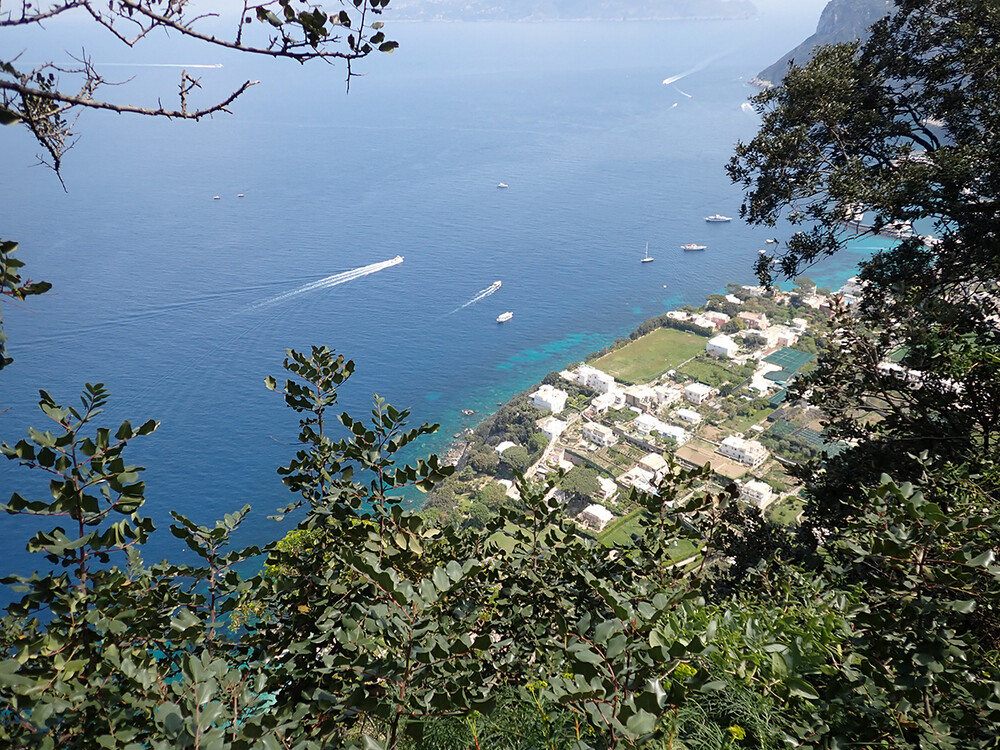 Blick auf Capri
von Anacapri aus.
Schlüsselwörter: Italien; Capri
