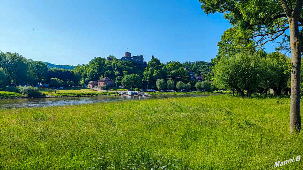 Burgruine und Fähre
Bodenwerder - Polle
