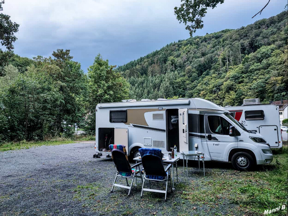 Aussichtspunkt Panoramablick
Der Regen kam beim Abendessen
