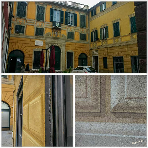 Savona
Die Wände sind glatt, nur perspektivisch bemalt.
Schlüsselwörter: Italien
