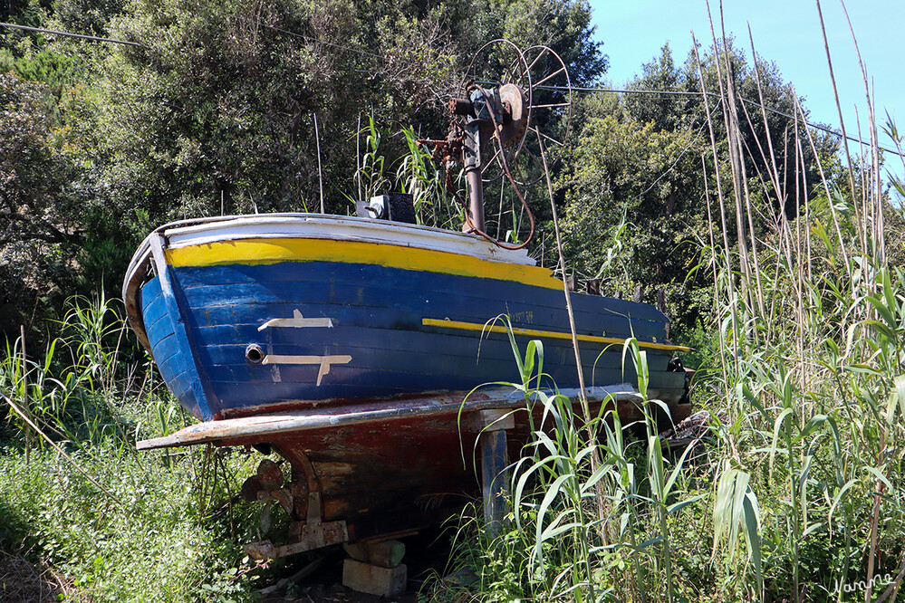 Zaroweg - Unterwegs
Ein Fischerboot neben dem Weg abgestellt
Schlüsselwörter: Italien