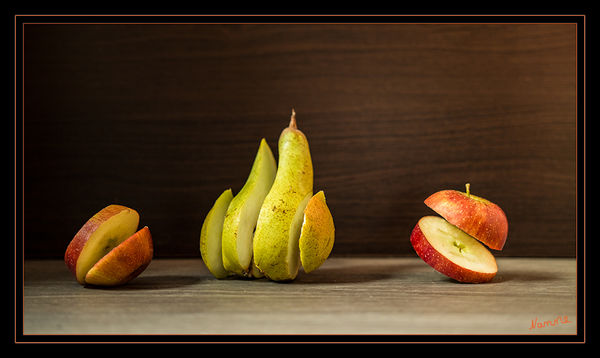 Surprise l
Schlüsselwörter: Obst, Apfel, Birne