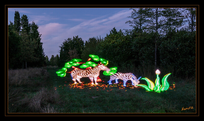 Auf Safari
Schlüsselwörter: Lichtmalerei , Light Painting, 2020