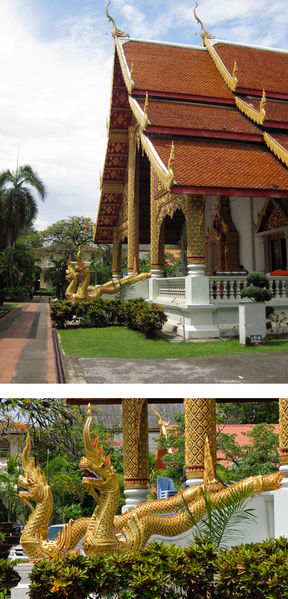 Wat Phra Sing
Viharn Luang mit den Nagaschlangen
Schlüsselwörter: Thailand