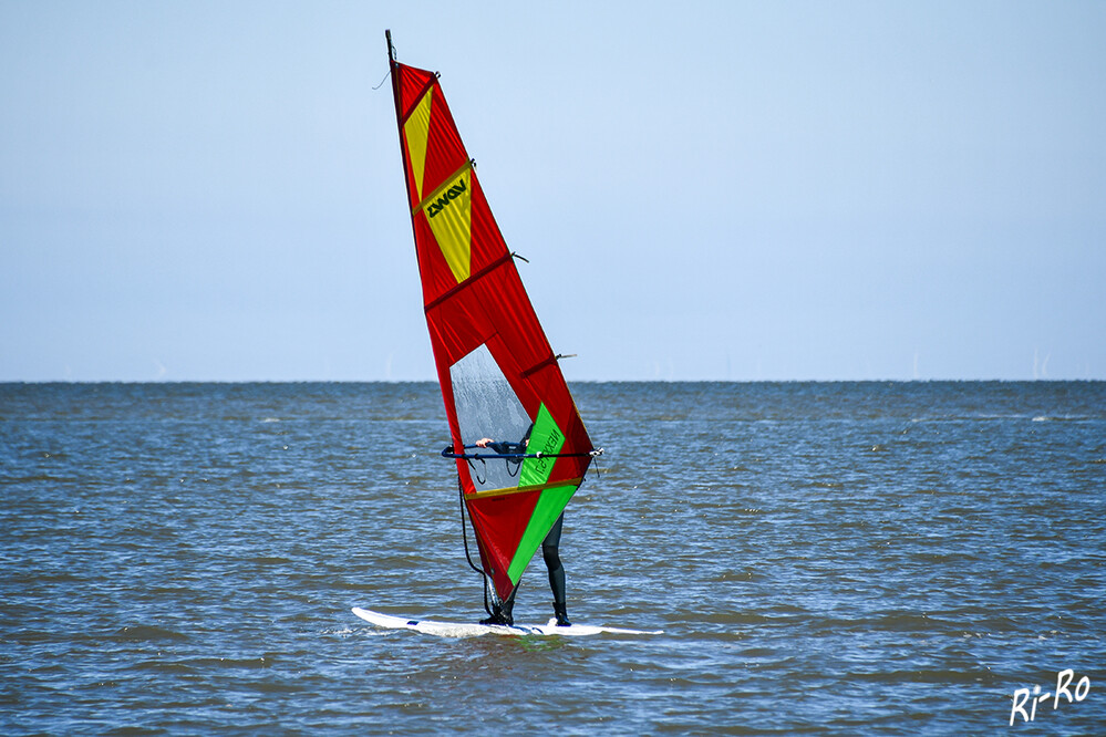 Surfer auf der Nordsee
