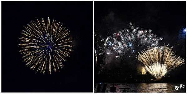 Rhein in Flammen
bei Oberwesel
