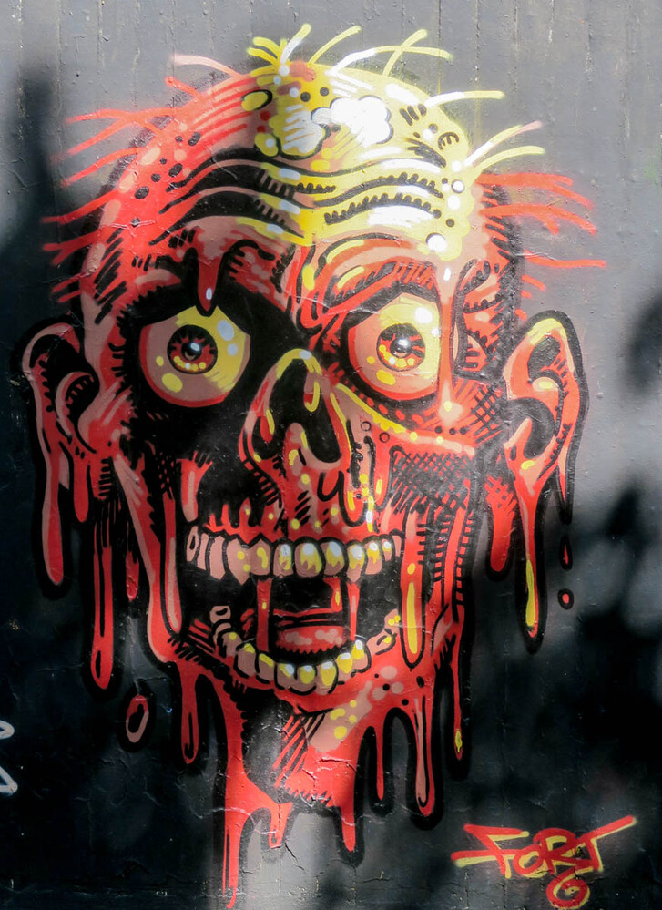 Graffiti "Zombiemann"
Karl-Heinz
Schlüsselwörter: 2022