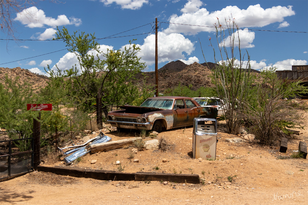 Auf der historischen Route 66
Die Zeit ist stehen geblieben 
Hackberry Arizona
Schlüsselwörter: 2025