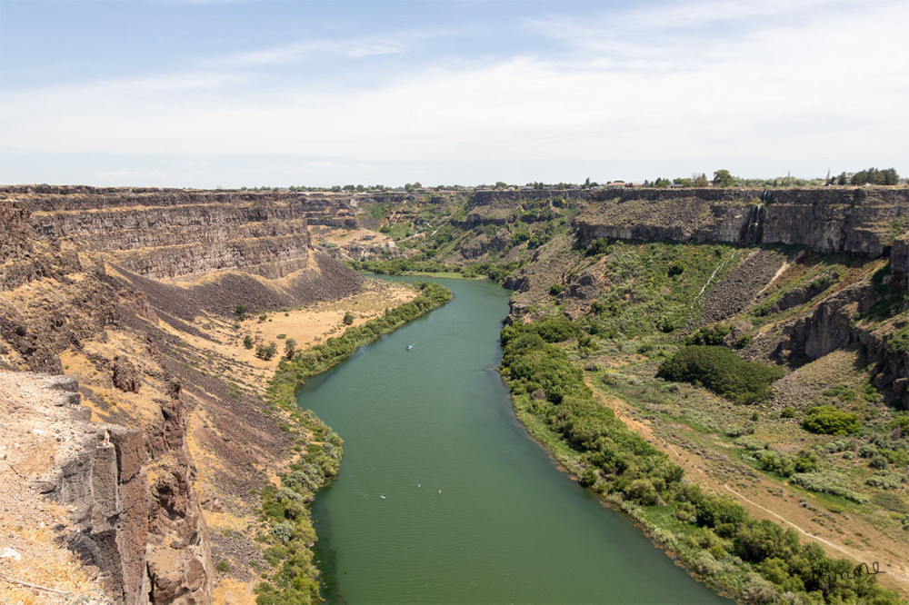 Blick in die Schlucht bei Twin Falls
Unterwegs 
Schlüsselwörter: 2025