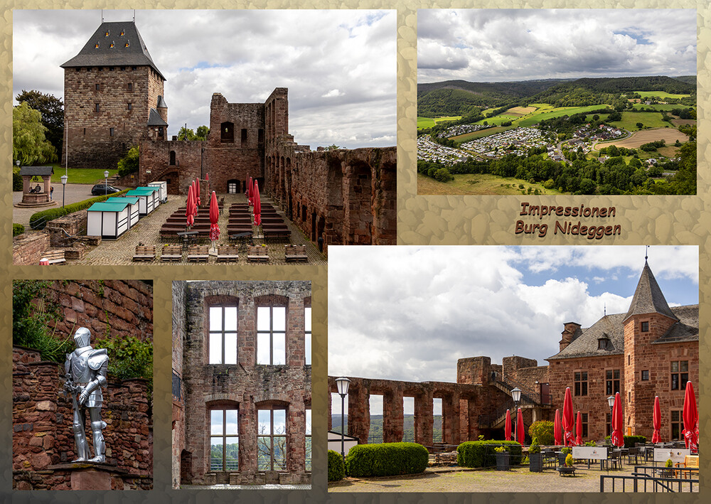 Kleine Eifeltour - Burg Nideggen
Die Ruine der Burg Nideggen ist Wahrzeichen der Stadt Nideggen und befindet sich im Besitz des Kreises Düren. Die rechteckige Höhenburg war Sitz der mächtigen Grafen und Herzöge von Jülich und besaß im Mittelalter den Ruf, uneinnehmbar zu sein. laut Wikipedia
Schlüsselwörter: Eifel