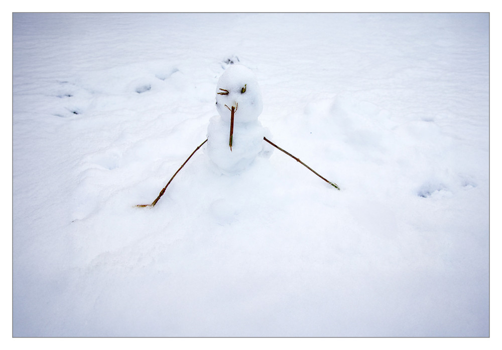 Minimalistisch "Kleiner Schneemann in Schneelandschaft"
Marianne
Schlüsselwörter: 2026