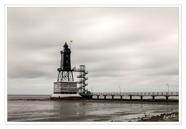 An der Nordseeküste
Der Leuchtturm Obereversand am neuen Standort in Dorum-Neufeld bei Niedrigwasser.
Schlüsselwörter: Nordsee, Dorum, Leuchtturm