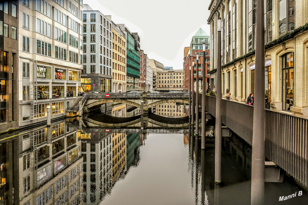 Hamburg - Fleetspiegelung
