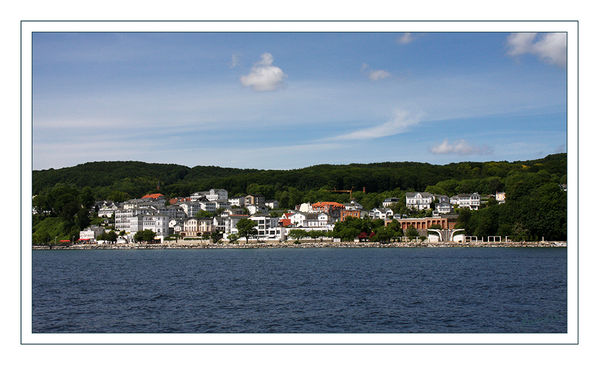Blick auf Sassnitz
von der Ostsee aus
Schlüsselwörter: Rügen, Sassnitz,