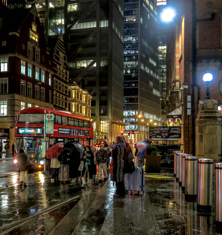 Licht in der Dunkelheit "Bushaltestelle in London"
Verena
Schlüsselwörter: 2022