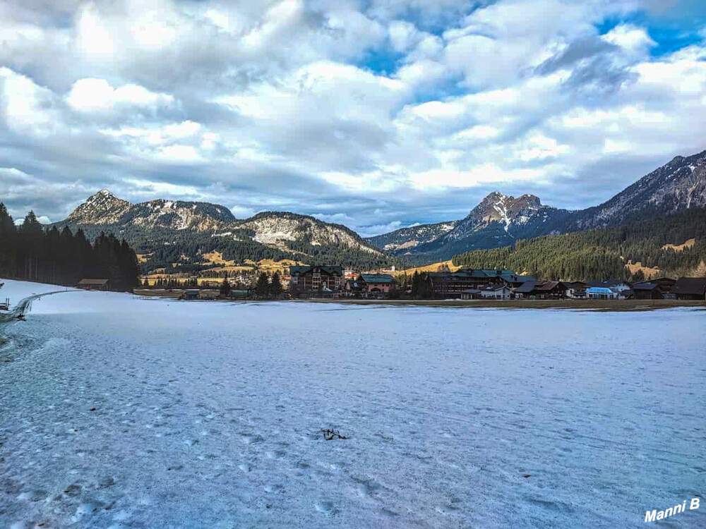 Ausblick mit Schnee
