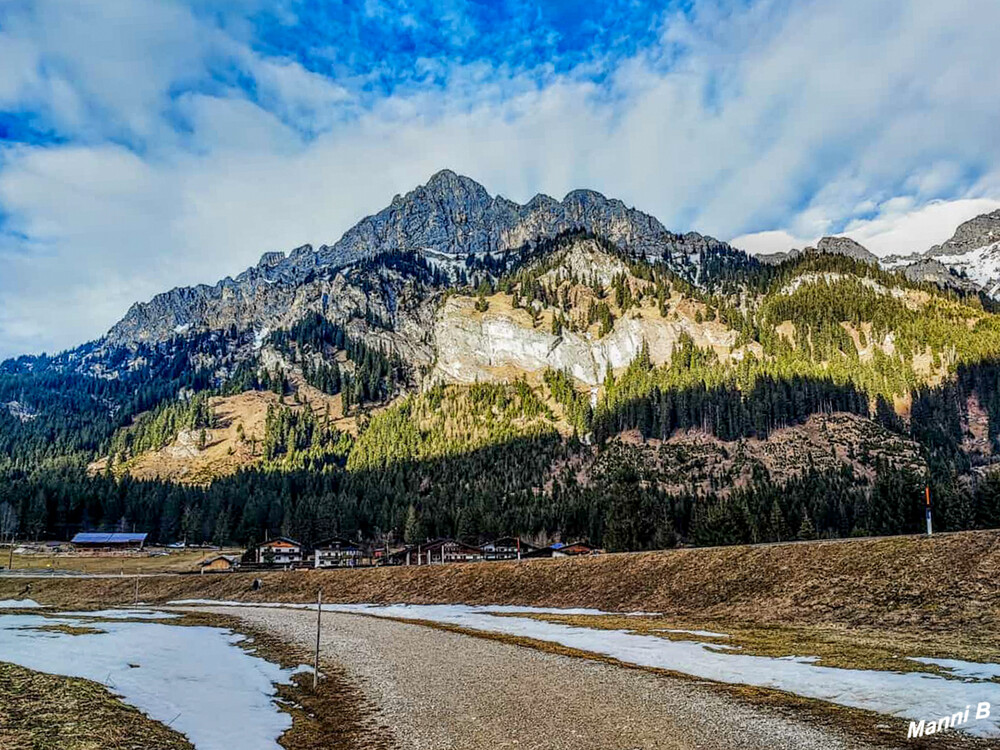 Ausblick mit Schnee
