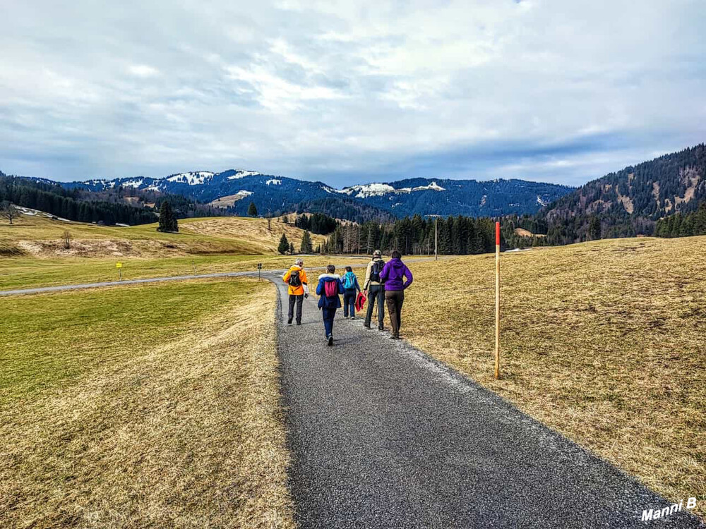 Auf dem Weg zum Naturhotel Rehbach
